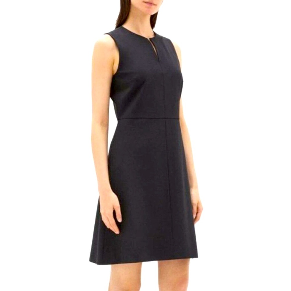 Theory Black Midi Dress